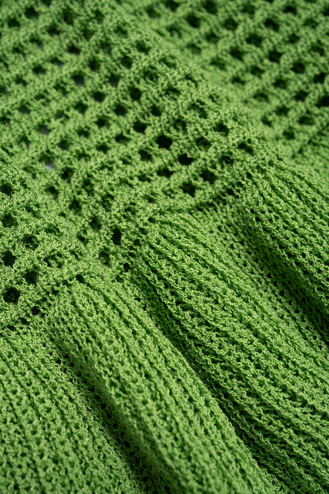 Rosvell Lime Breeze Örgü Plaj Elbisesi