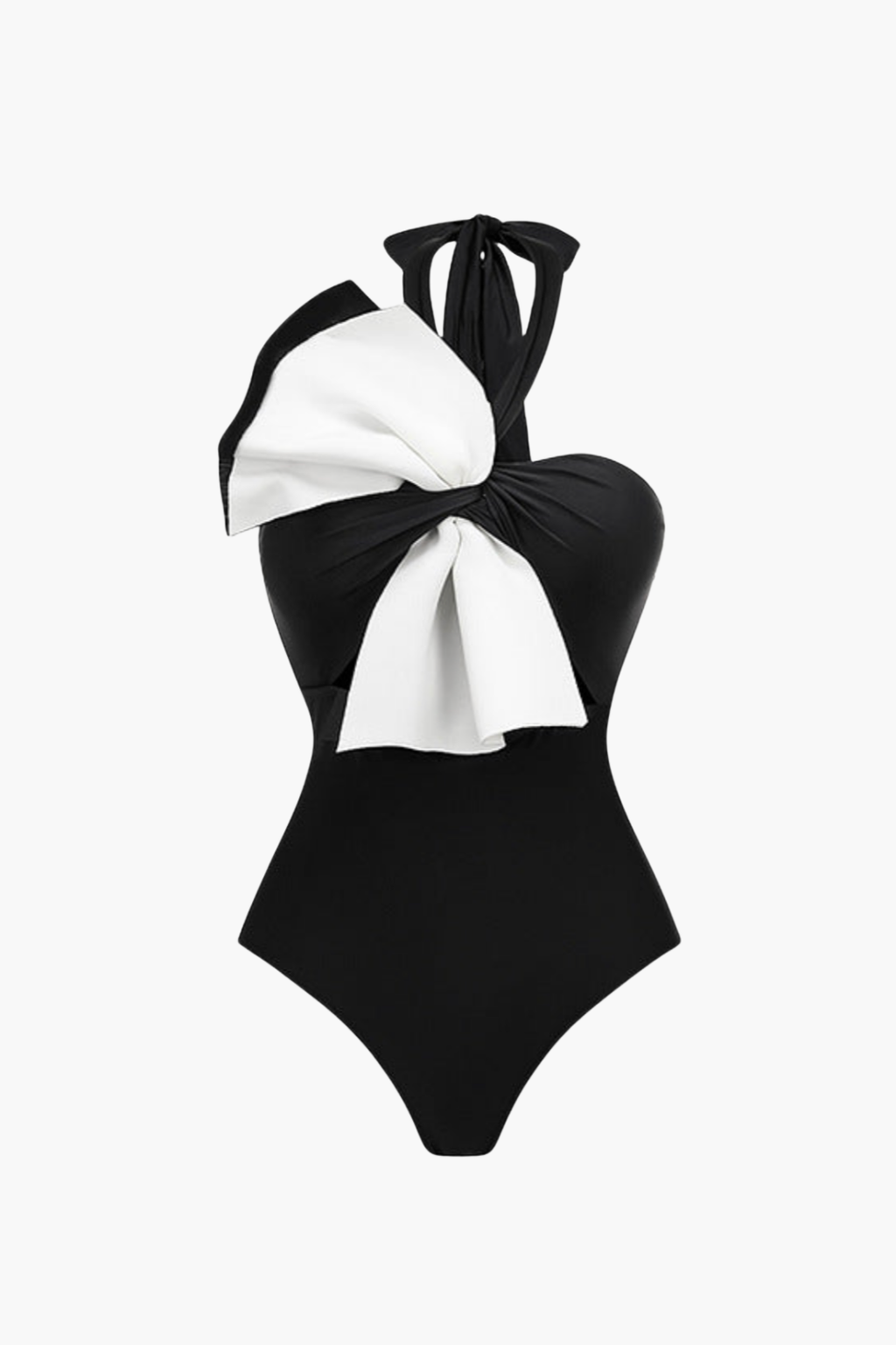 Noir Bow Pareo Set