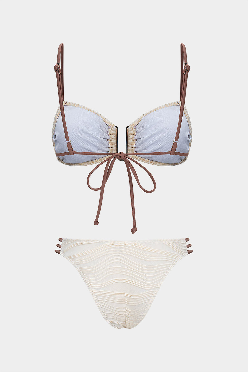 Rosvell Ivory Knot Bikini