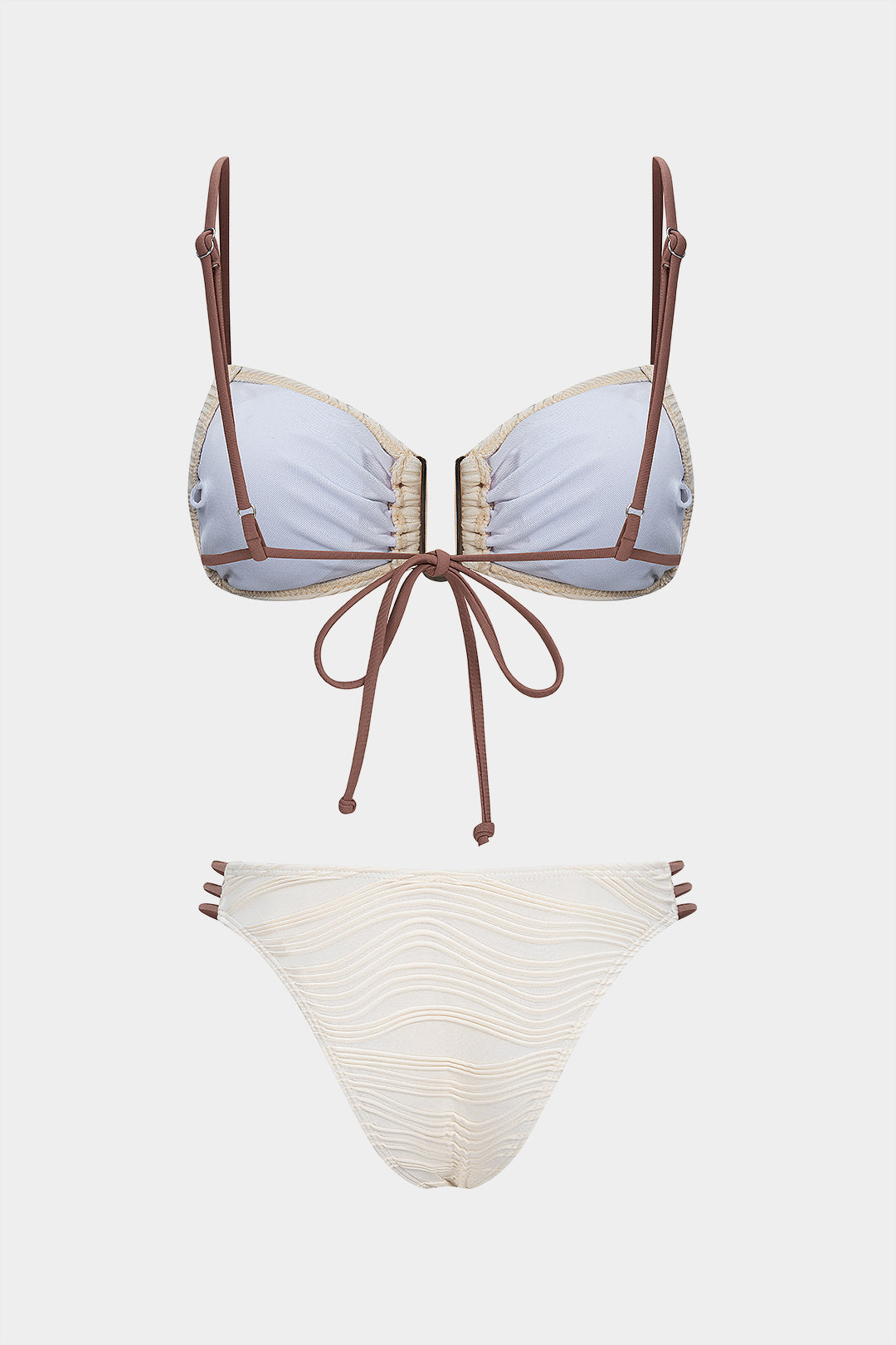 Rosvell Ivory Knot Bikini