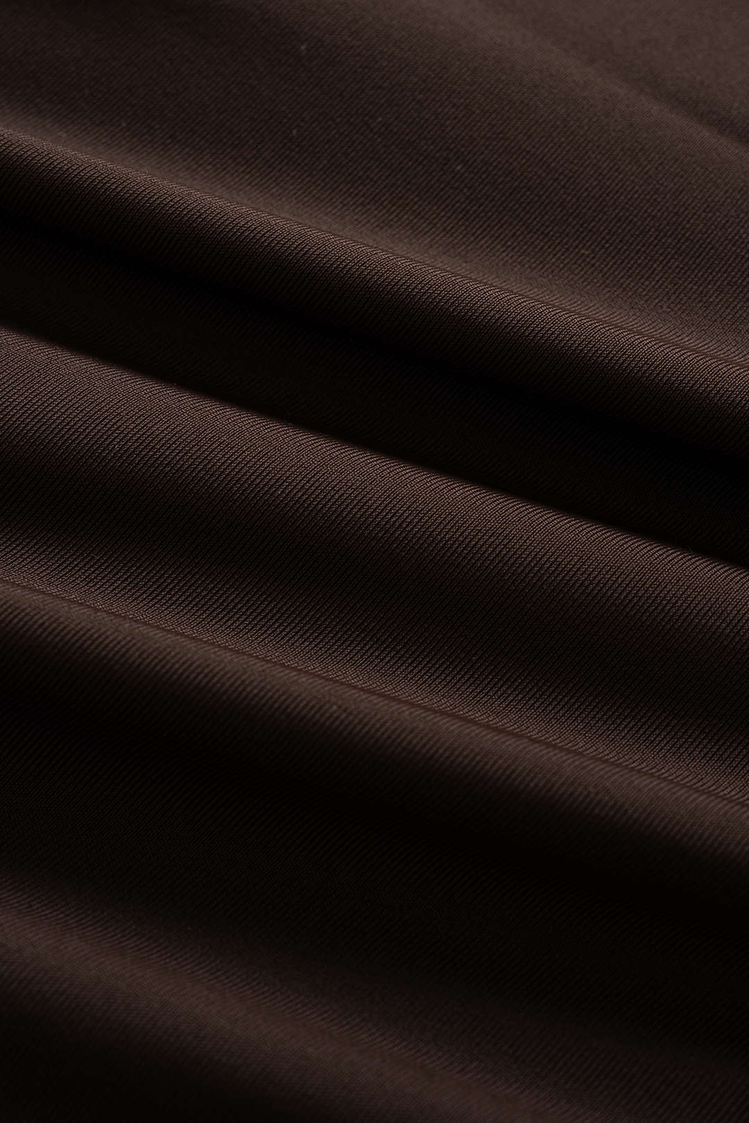 Kontrast Şerit Detaylı Kahverengi Mayo