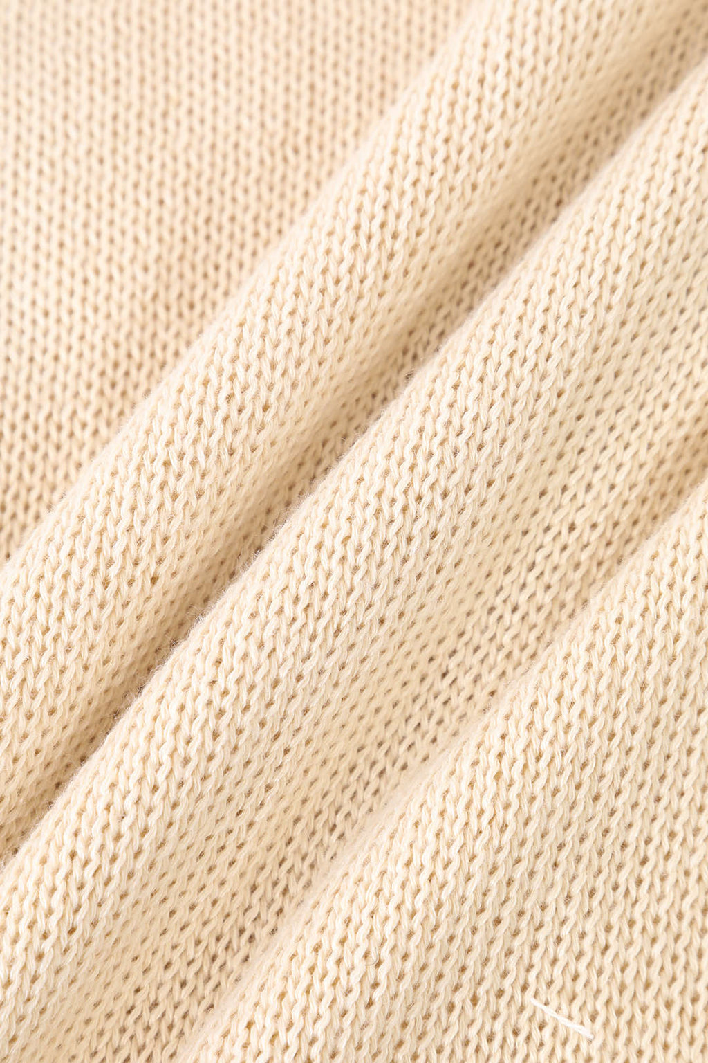 Bej Örgü Etekli Plaj Seti