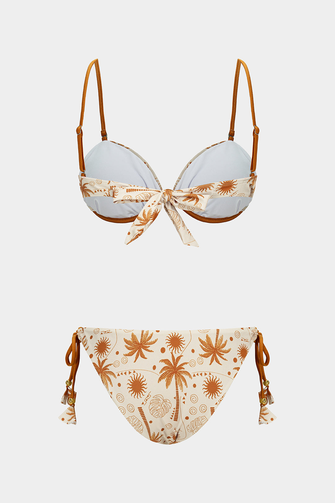 Rosvell Sunset Palms Bikini Set