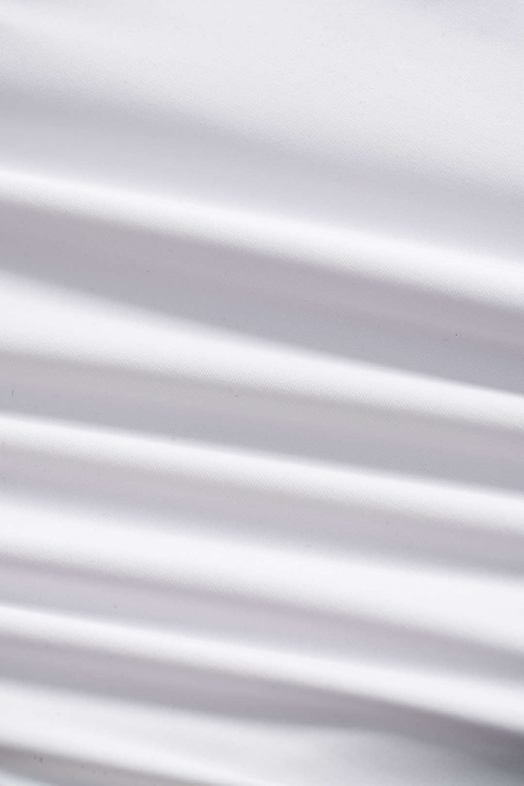 Kontrast Şerit Detaylı Beyaz Mayo