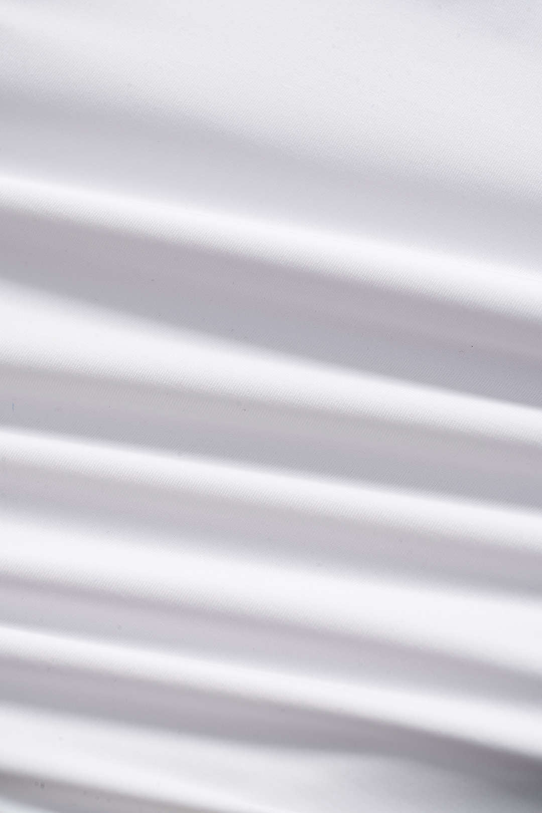 Kontrast Şerit Detaylı Beyaz Mayo