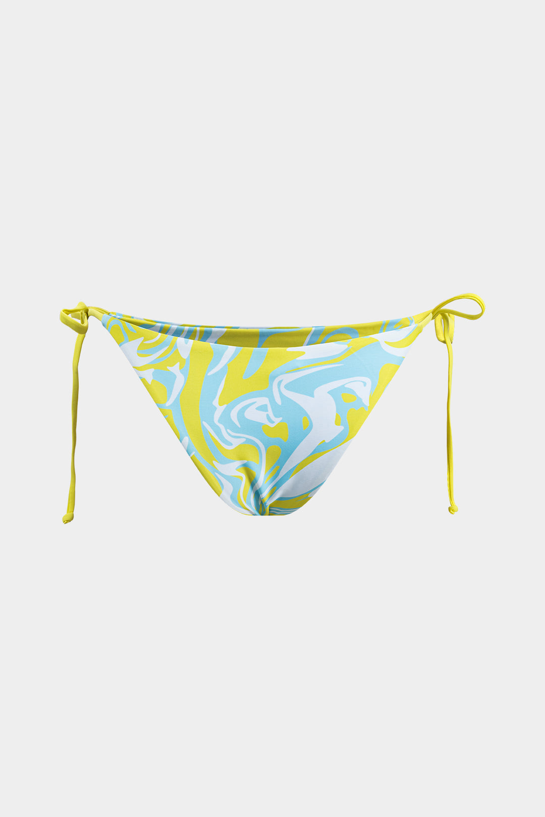 Lemon Wave Bikini Pareo Set