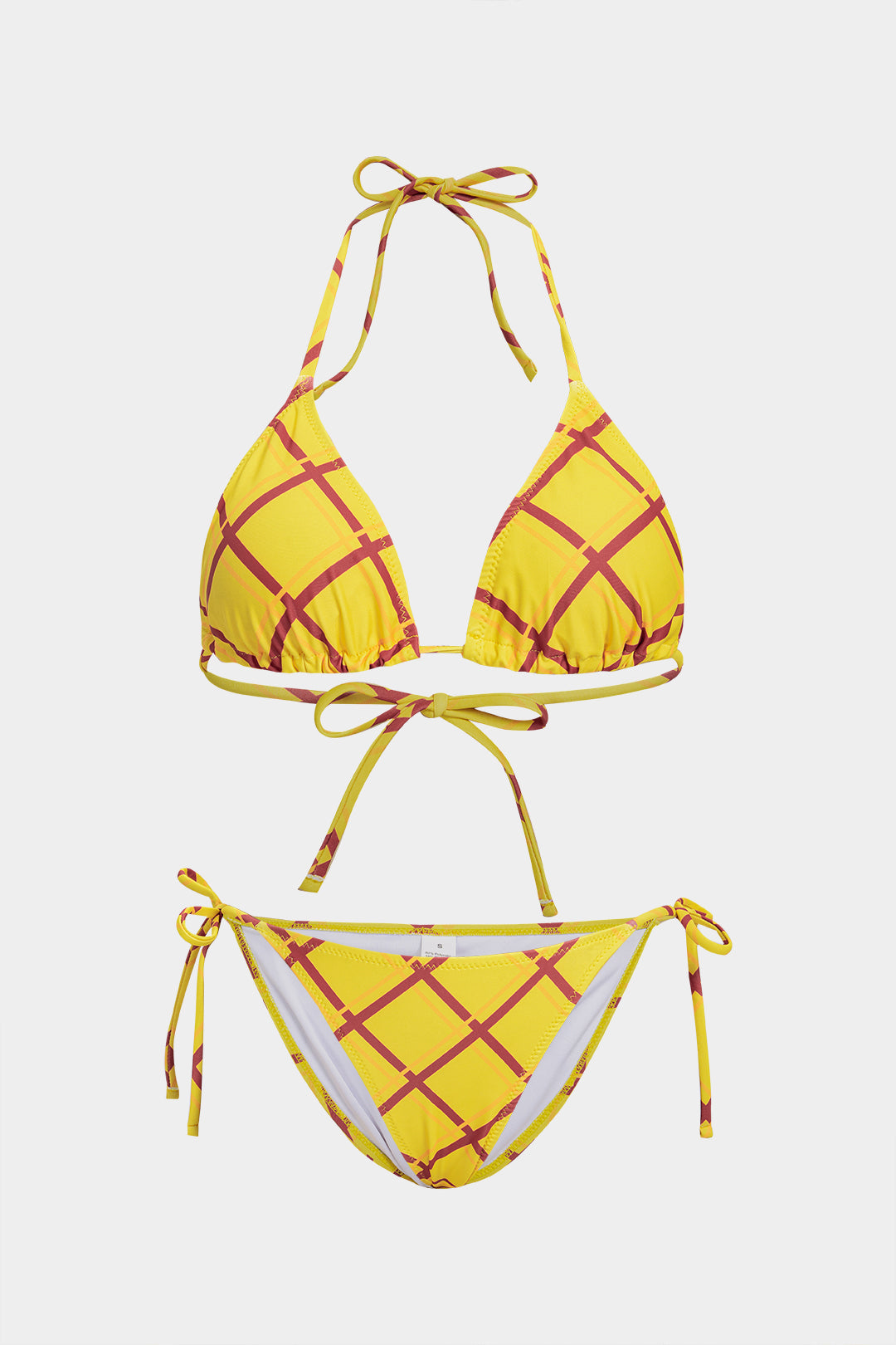 Rosvell Golden Grid Bikini Set
