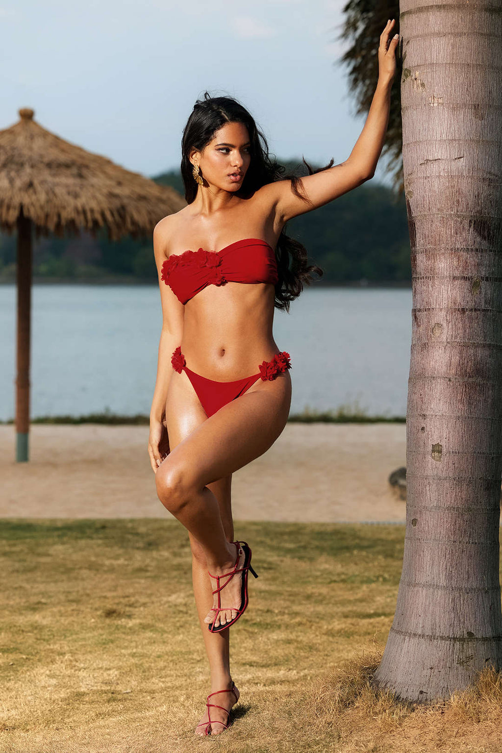 Rosvell Scarlet Bloom Bikini