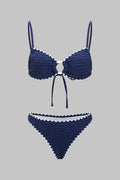 Dokulu Mavi Bikini