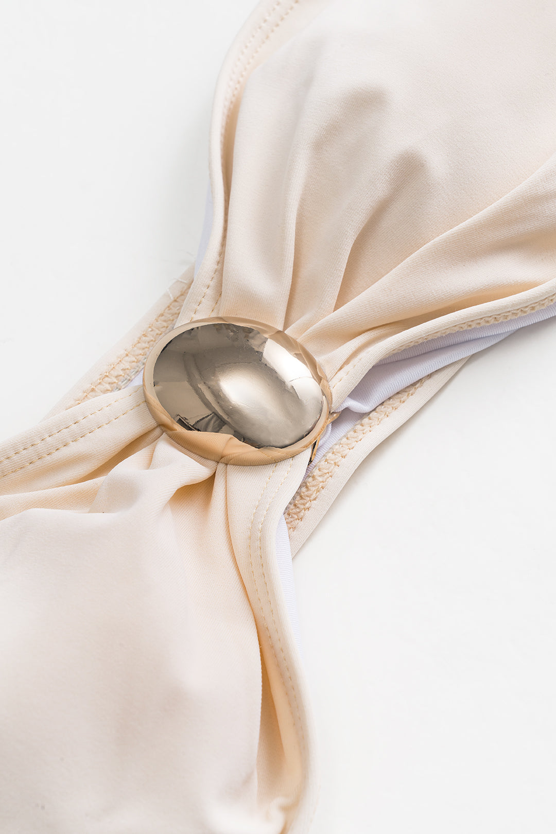 Kontrast Detaylı Straplez Bikini