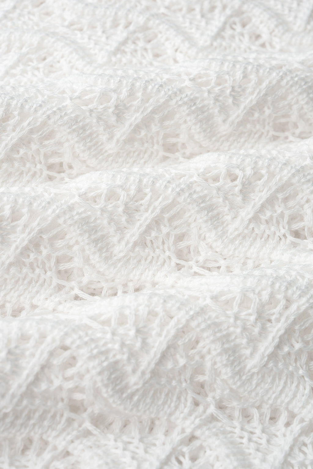 Beyaz Crochet Plaj Elbisesi