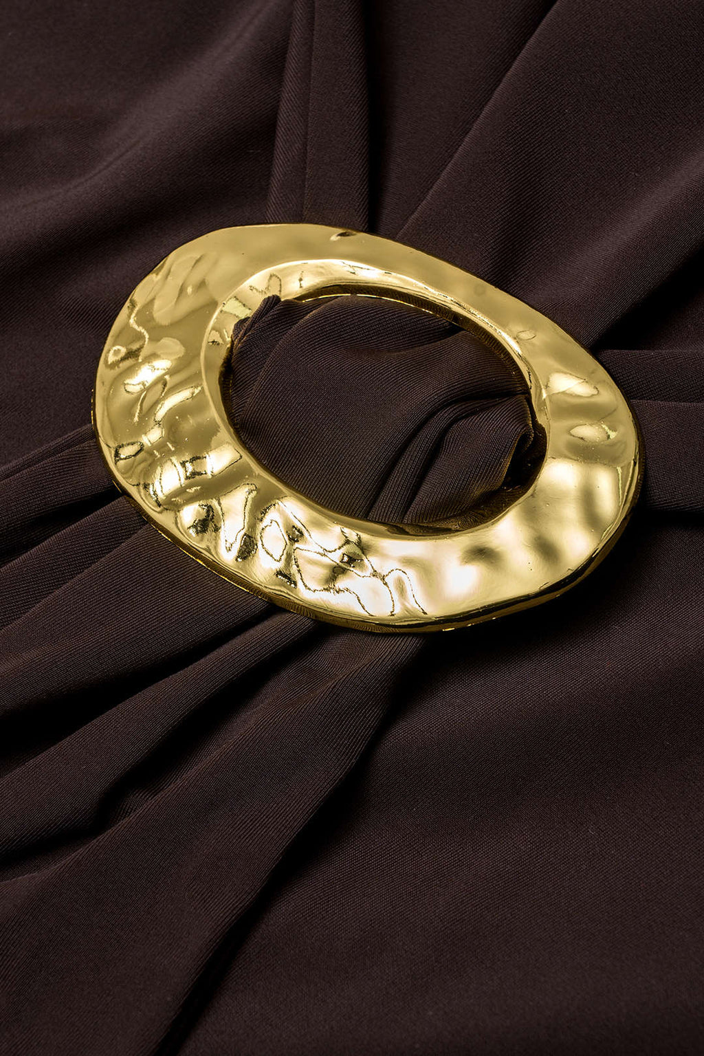 Aksesuar Detaylı Kahverengi Pareo Set