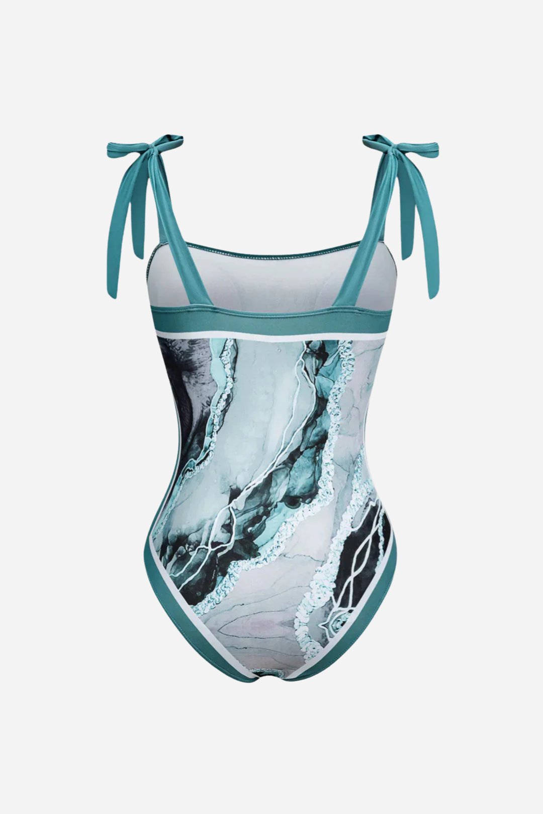 Yeşil Desenli Pareo Set