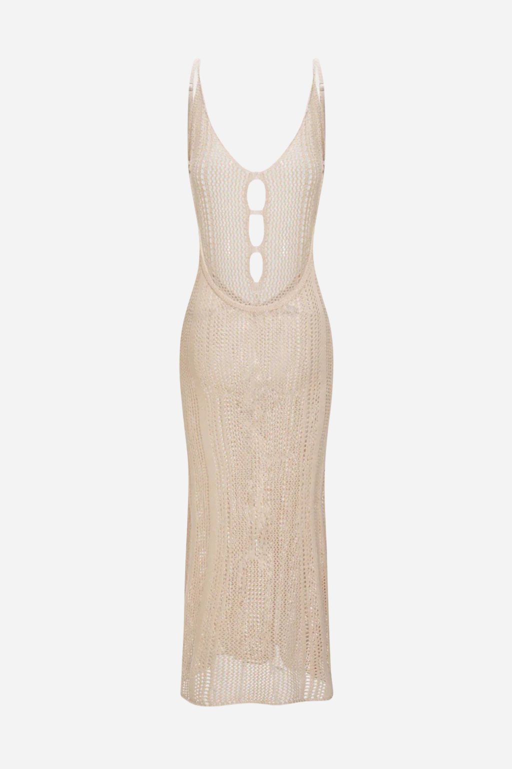 Rosvell Ivory Aura Maxi Elbise