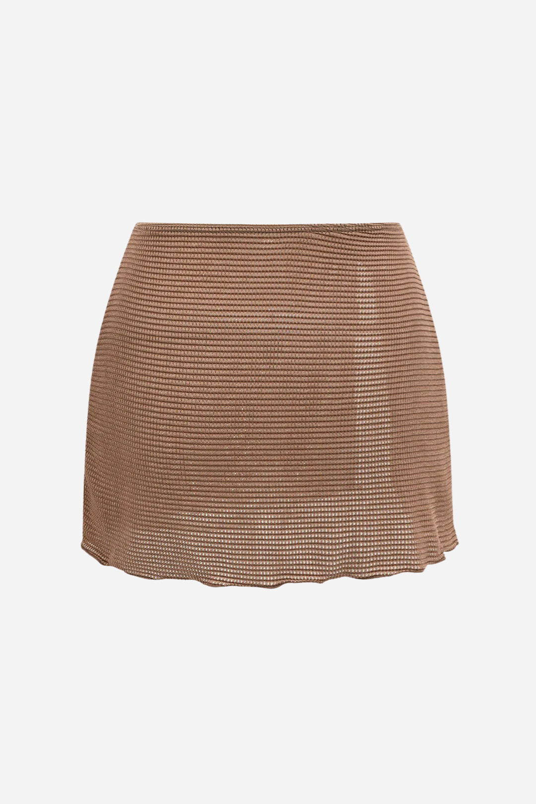 Kahverengi Straplez Pareo Set