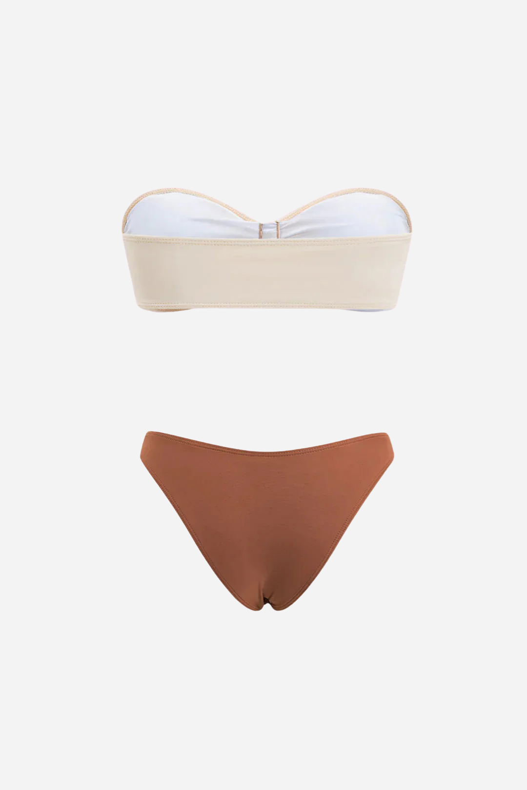 Kontrast Detaylı Straplez Bikini