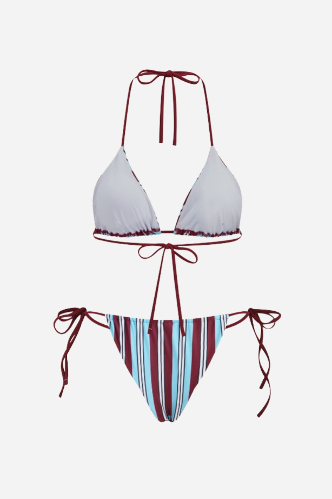 Stripe Tie Bikini
