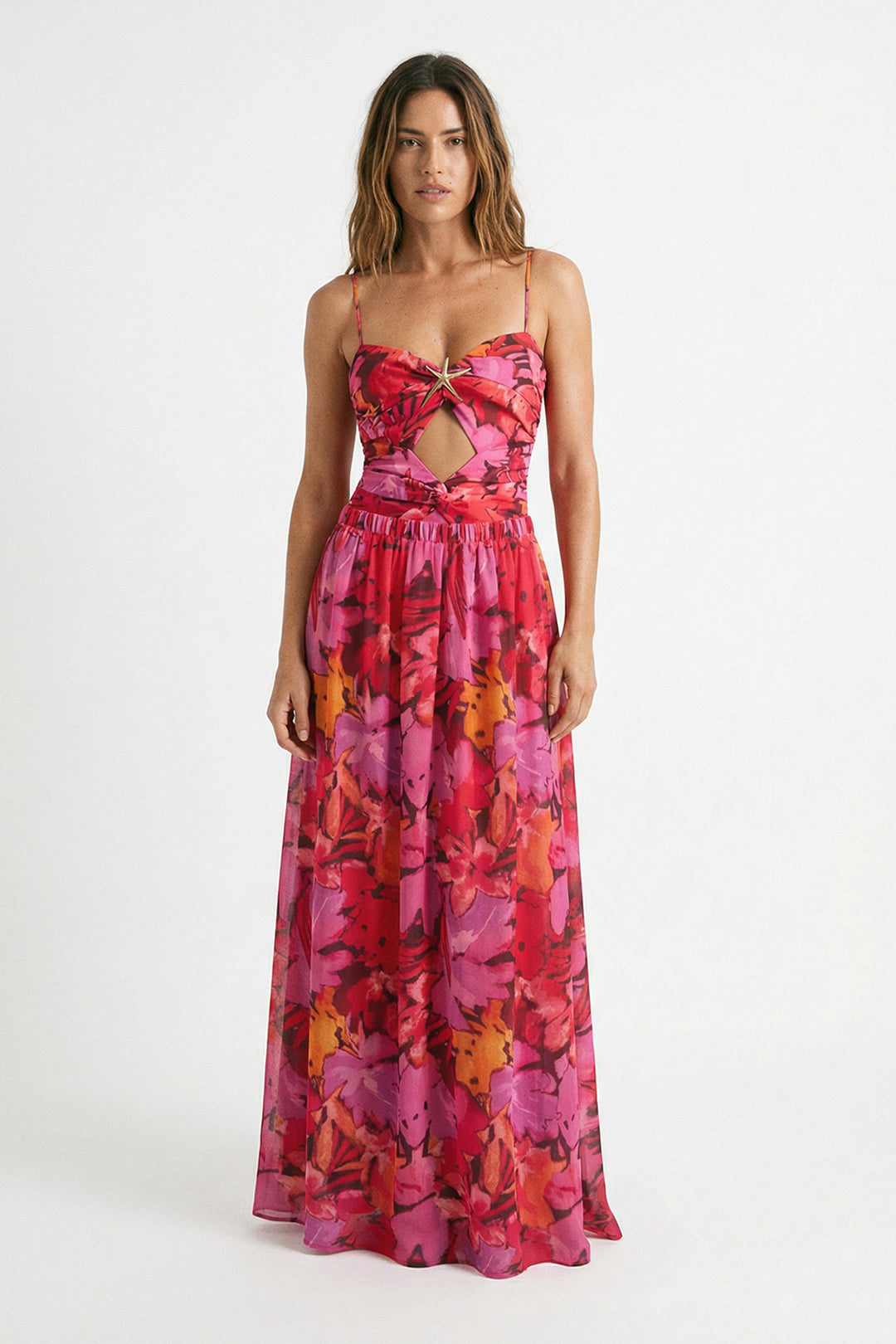Rosvell Sunset Bloom Pareo Set