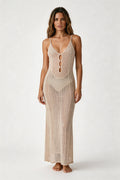 Rosvell Ivory Aura Maxi Elbise