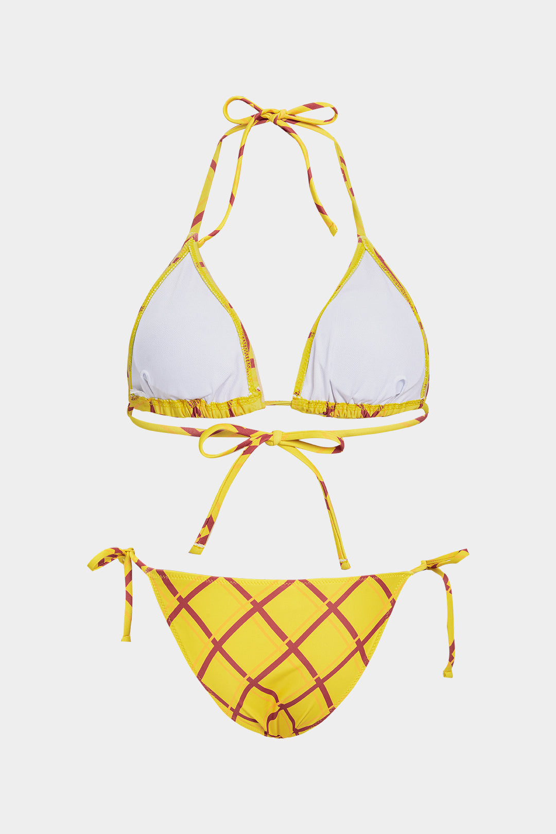 Rosvell Golden Grid Bikini Set