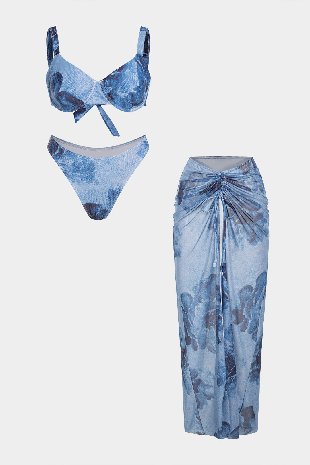 Rosvell Blue Mirage Pareo Set