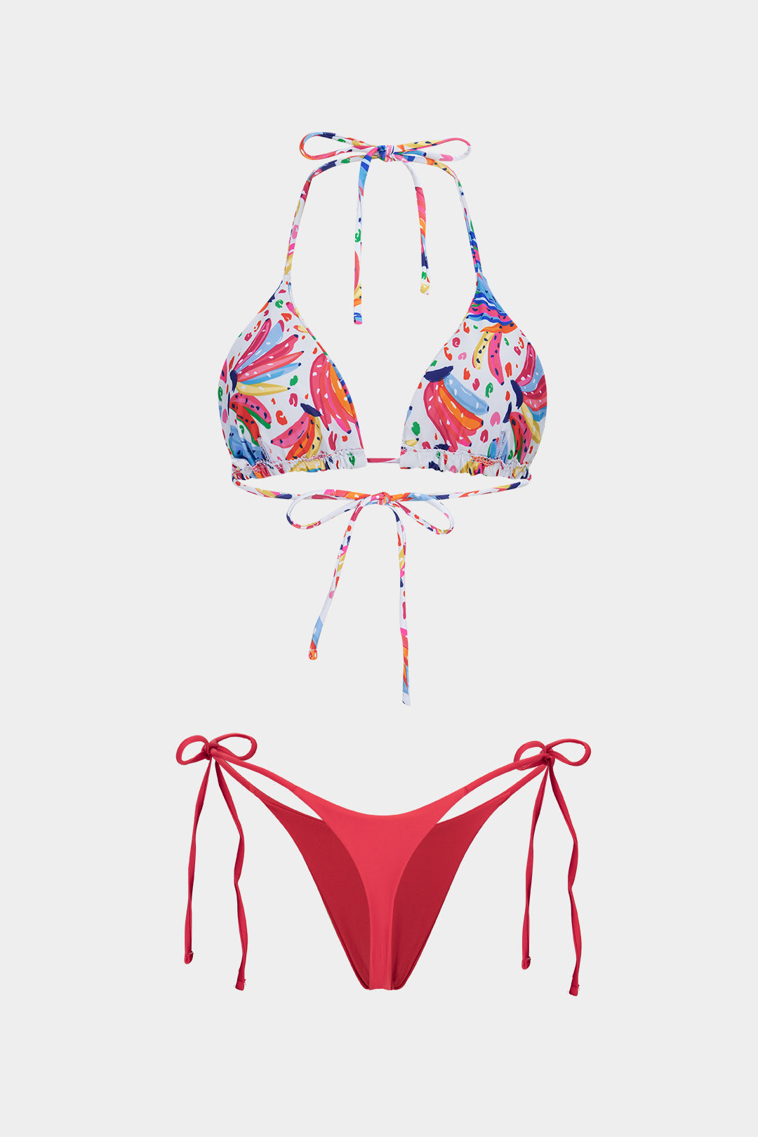 Rosvell Coral Splash Bikini Set