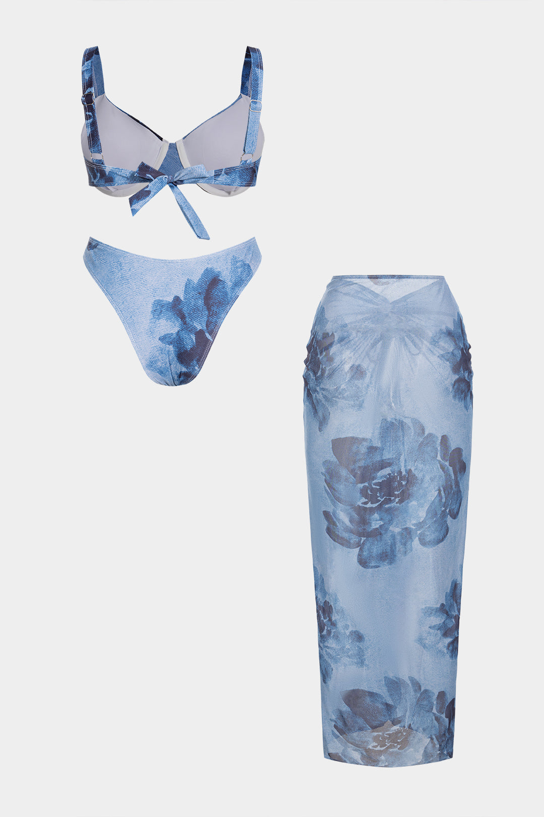 Rosvell Blue Mirage Pareo Set